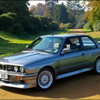 BMW E30 M3 Evolution II in grey with painted engine